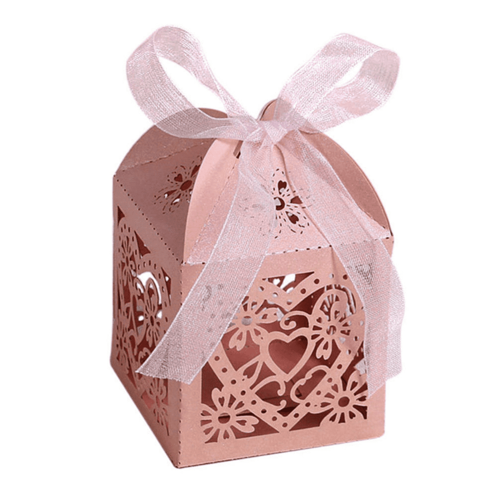 Love Heart Laser Cut Gift Treat Box.