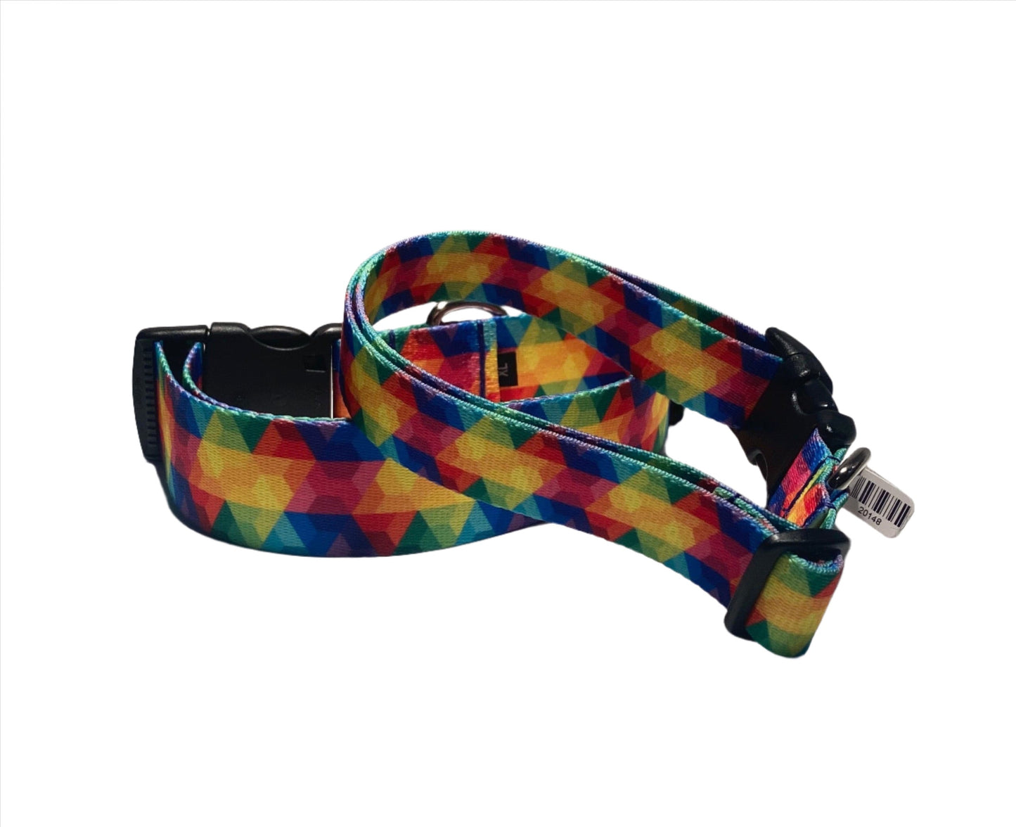 Psychedelic Color Bomb Dog Collars or Leads.