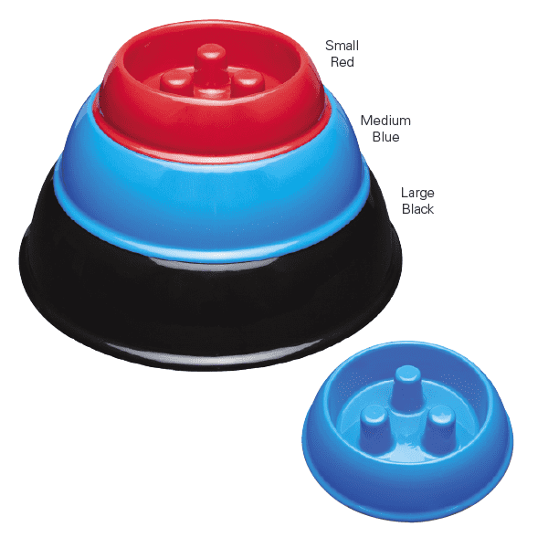 Plastic Slow Feeder Bowls.