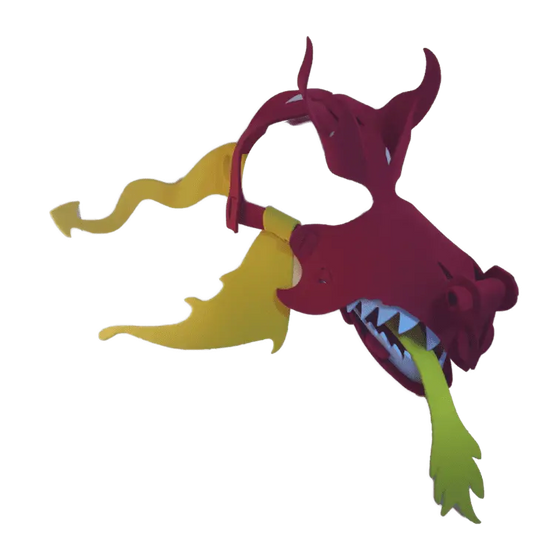 Dragon Pet & Human Mask.