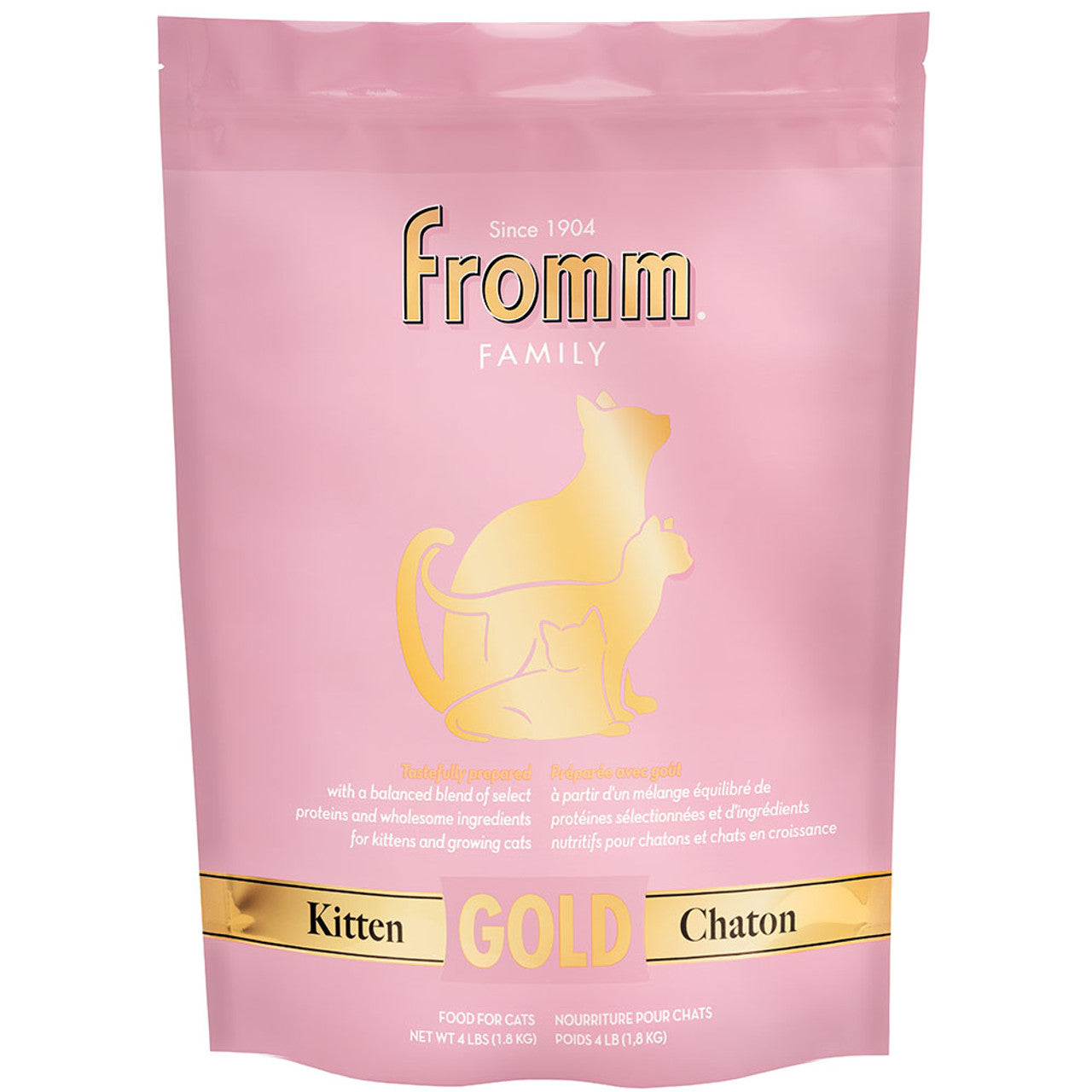 Fromm Cat Food - Gold Kitten 4 Lb Bag.