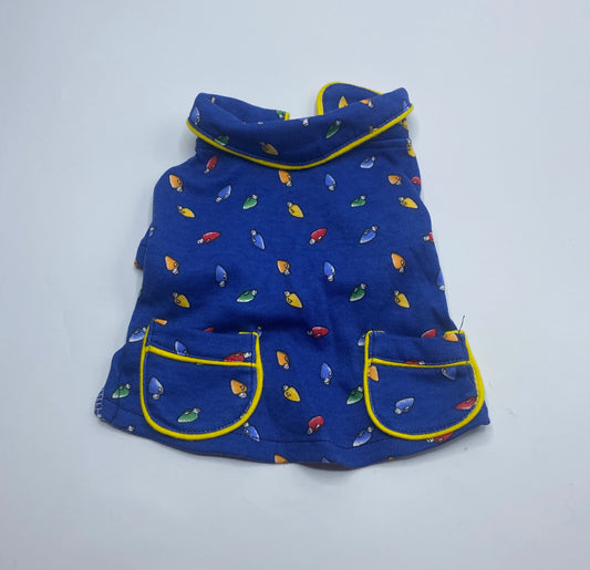 Christmas Lights Snap Button Shirt.