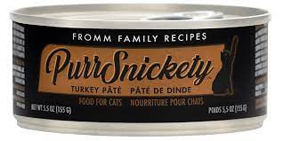 Fromm Family Recipes Purr Snickety Turkey Pate' For Cats.