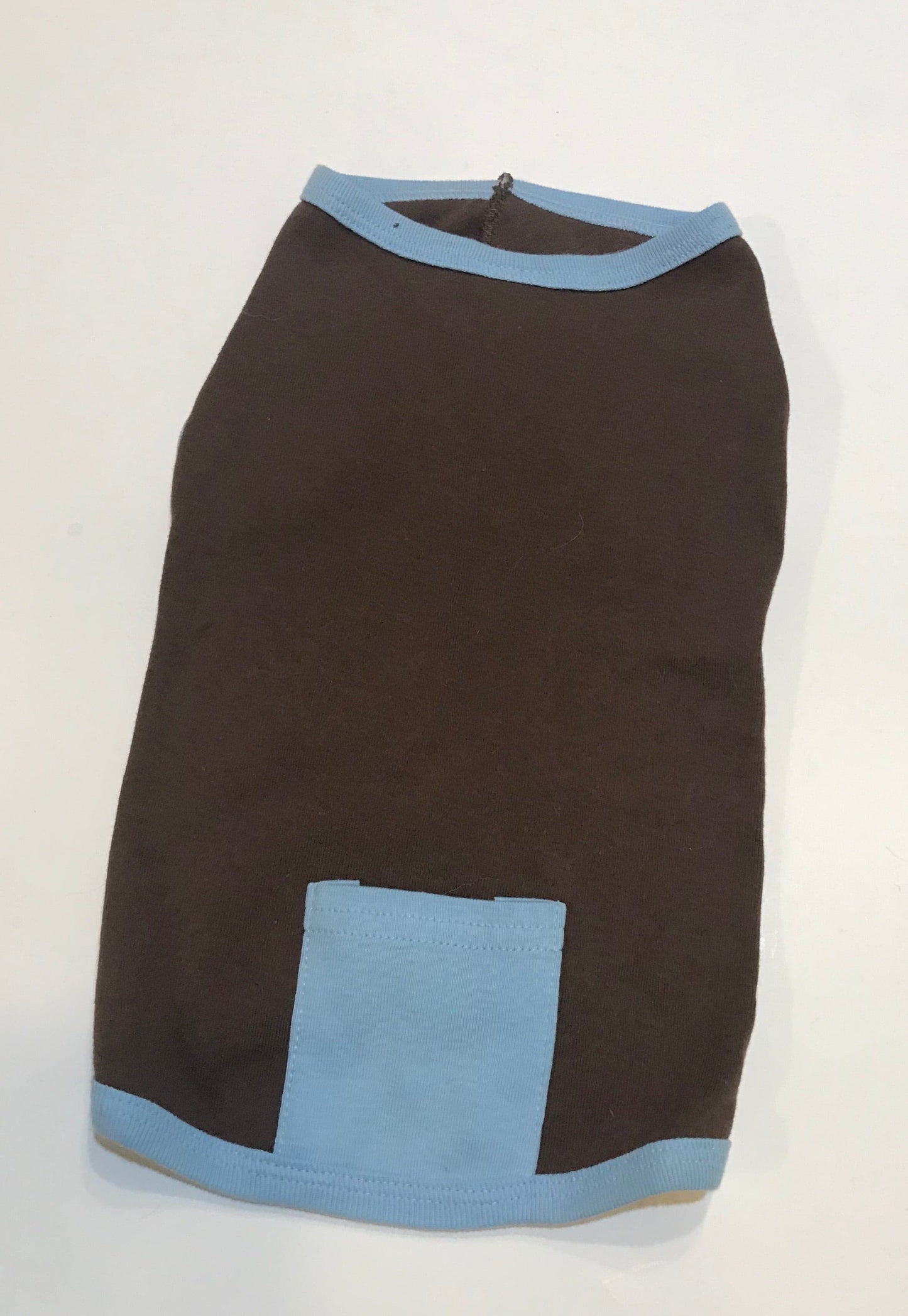 Two Color T-shirt with Pocket.