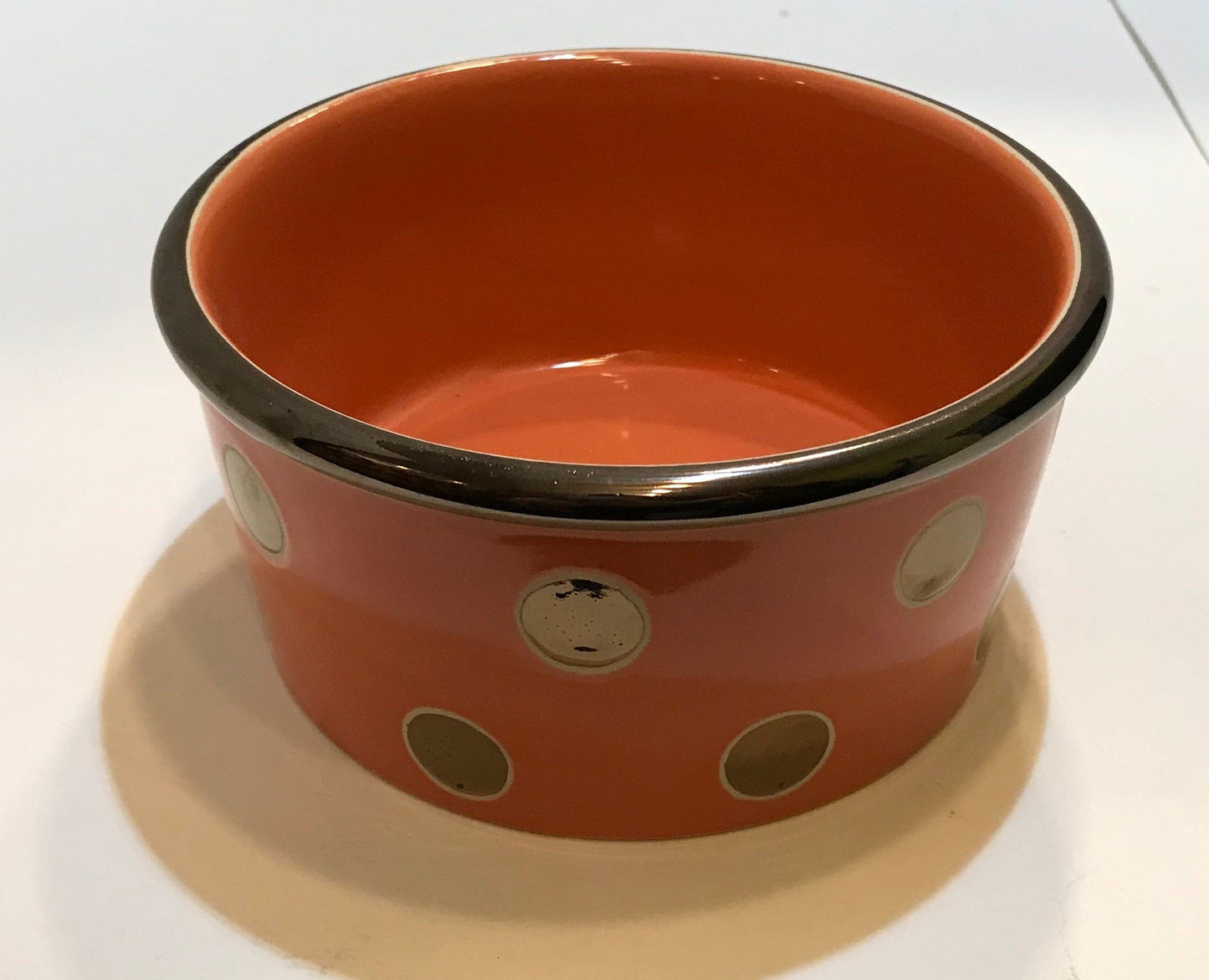 Metallic Dot Bowl.