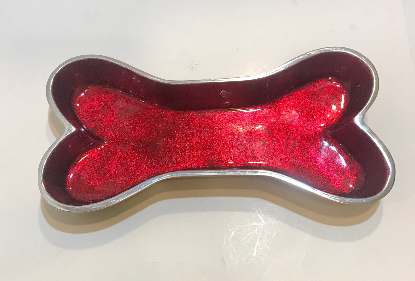 Ruby Red Bone Tray.