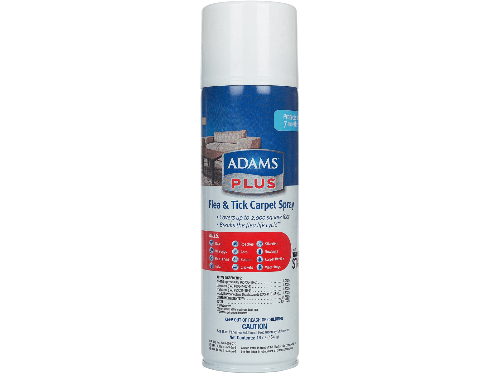 Adams flea top carpet spray