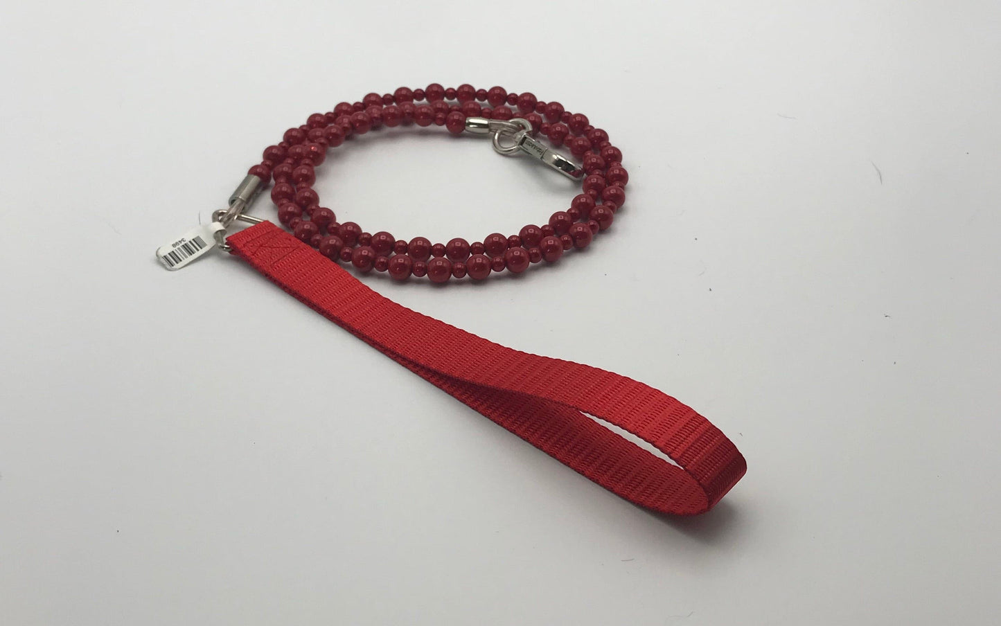 Red Beads Lead 48".