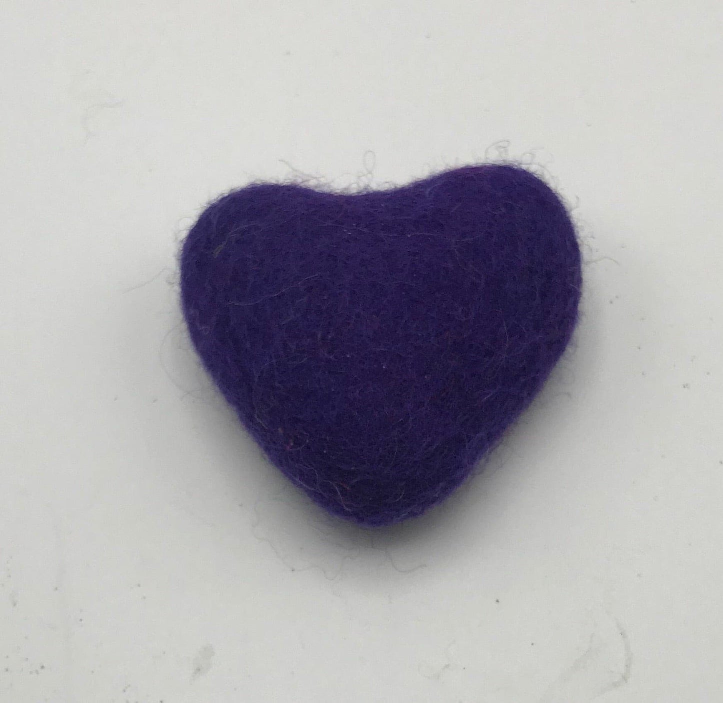 Felted Heart Cat Toy.