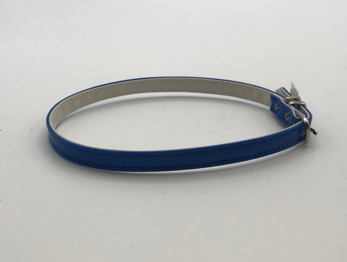Vinyl Blue Slider Collar 16" Narrow.