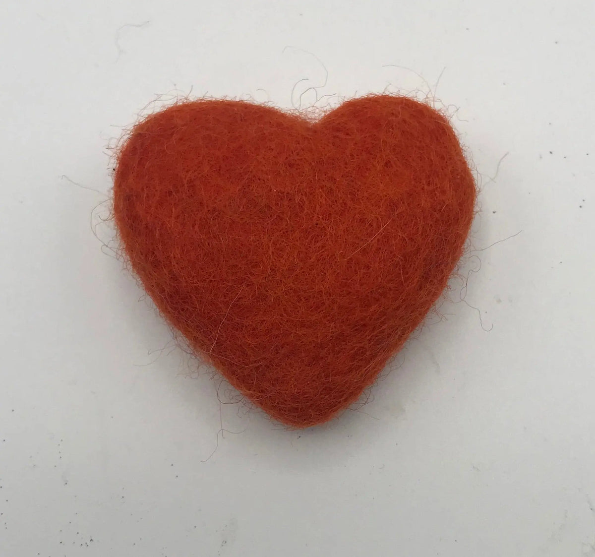 Felted Heart Cat Toy.