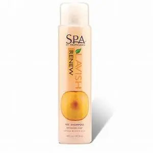 TropiClean Spa Lavish Fresh Shampoo for Dogs & Cats, 16-oz bottle.