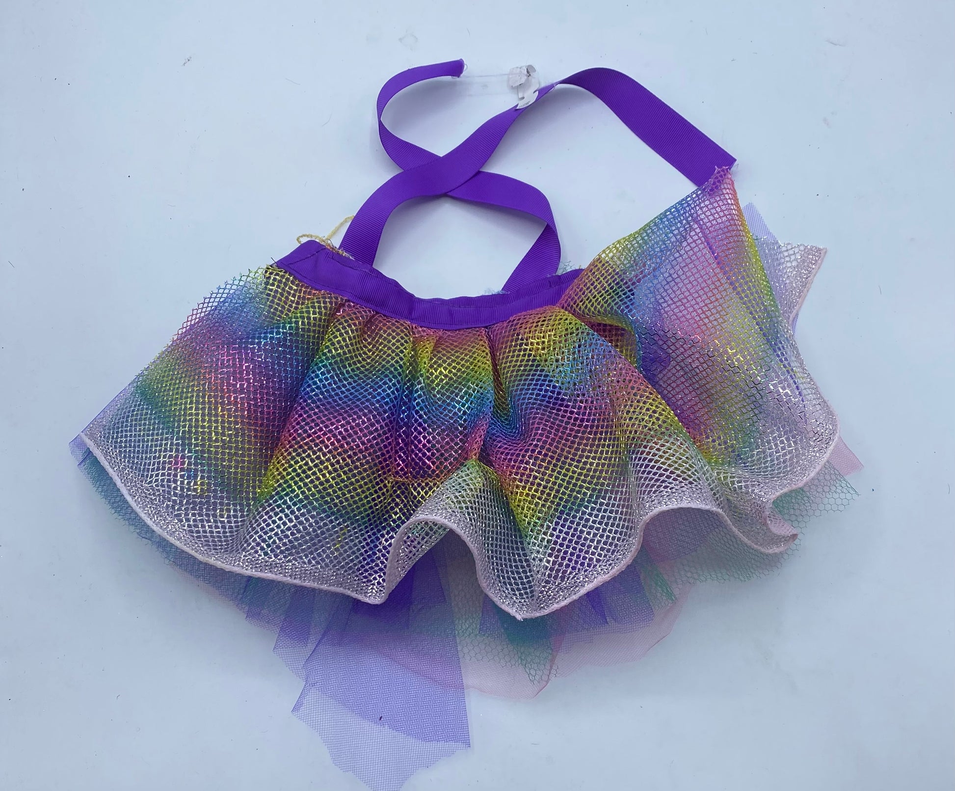 Sparkle Rainbow Pet Tutu.