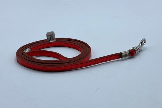 Pocket Pups 4ft. Dog Lead (Metallic Red).