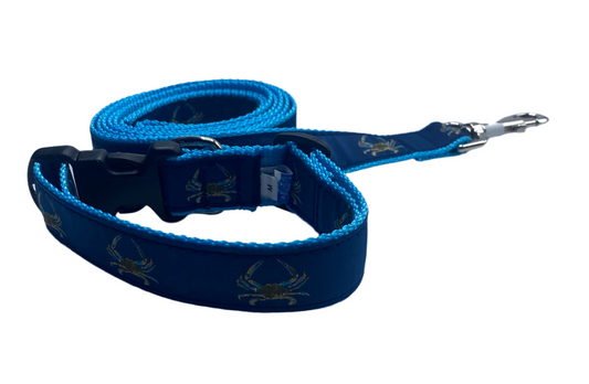 Mr Crabs Dog Collar & Lead