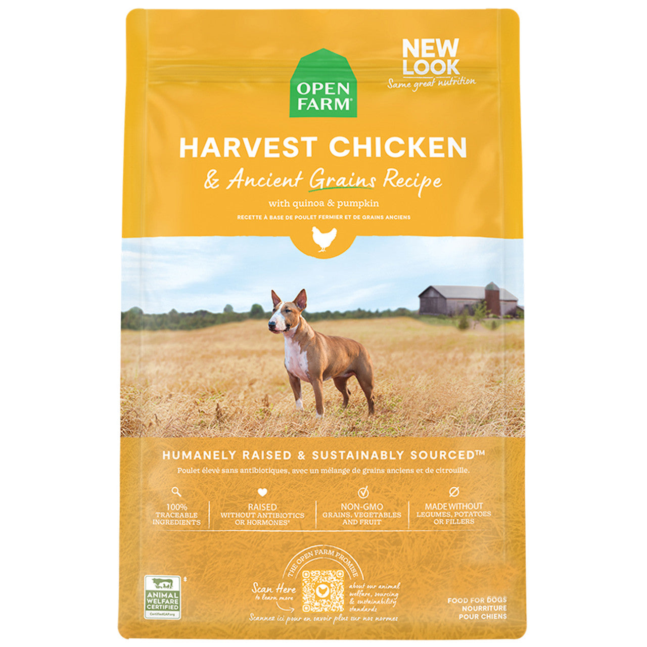 Open Farm Harvest Chicken & Ancient Grains Recipe w/ Quinoa & Pumpkin Dry Dog Food