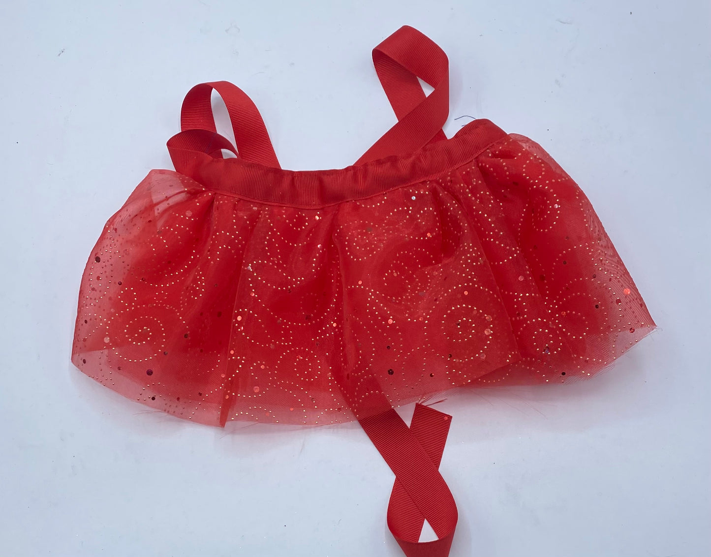 Red Spiral Pet Tutu.