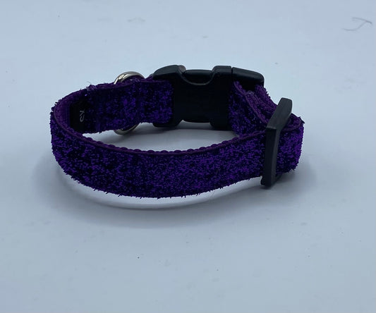 Purple Glitter Nylon Collars & Leads (3/4" wide)