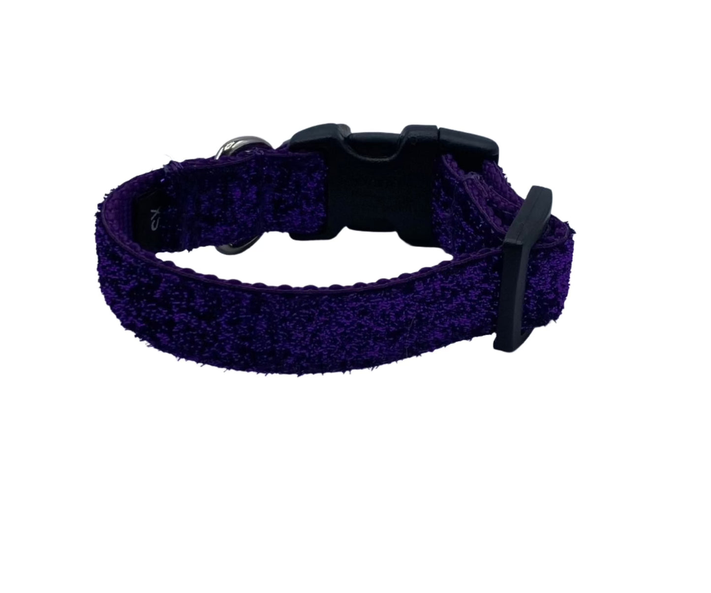 Purple Glitter Nylon Collars & Leads (3/4" wide)