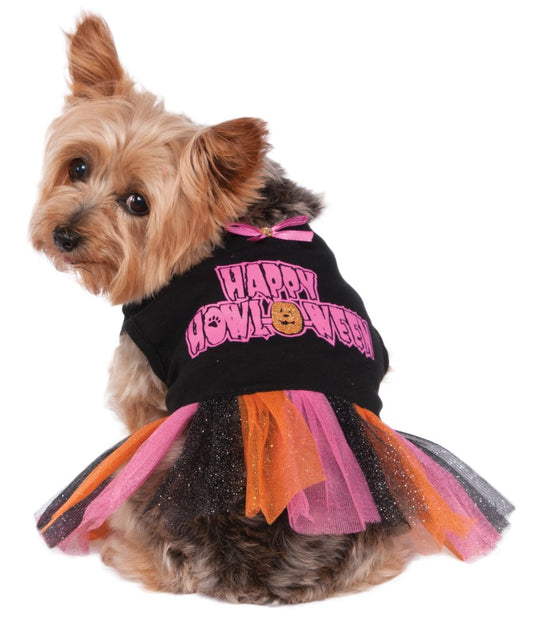 Happy Howloween Tutu Dress Pet Costume.