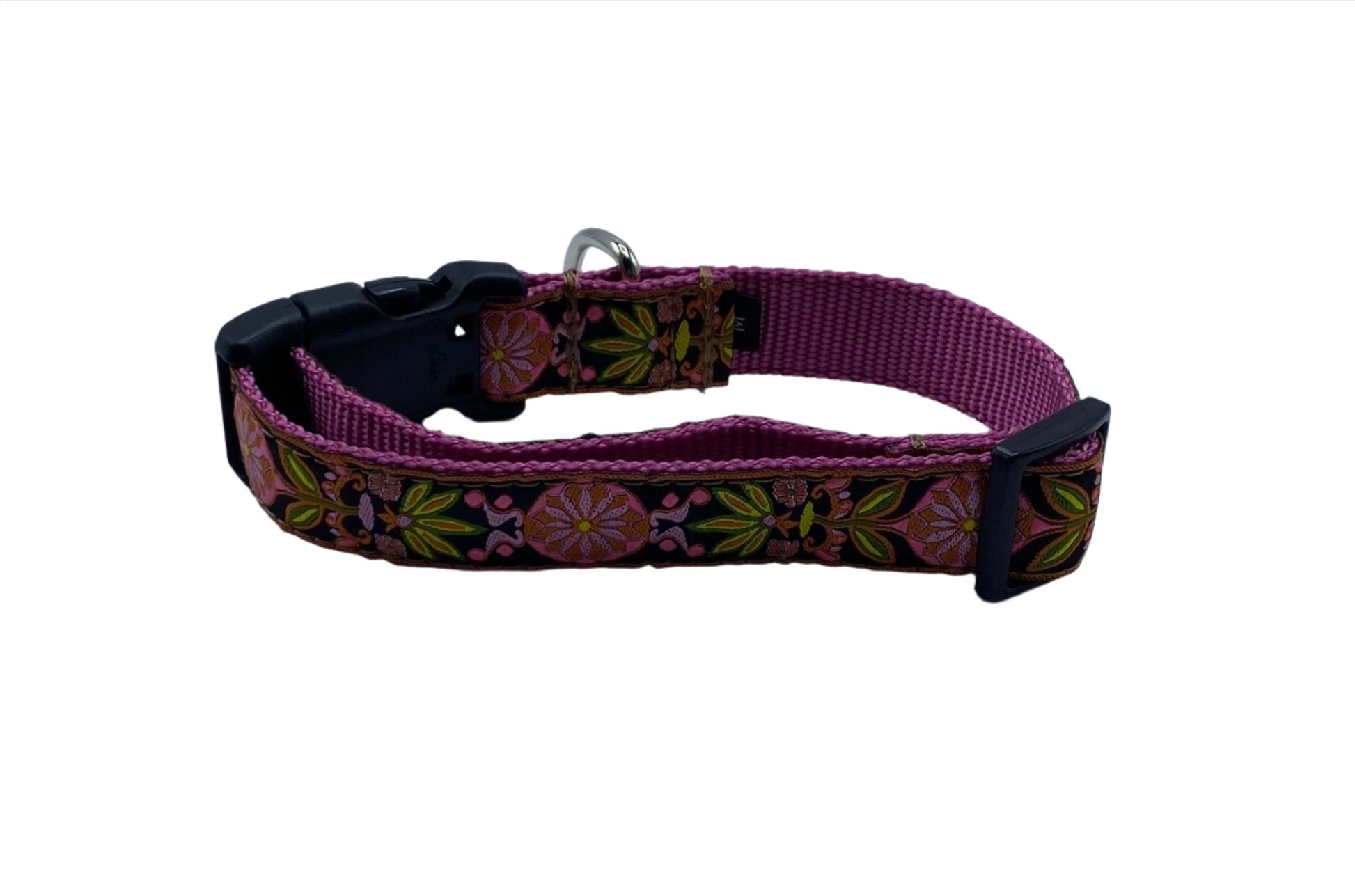 Pink Scandinavian Sweetheart Dog Collars or Leads (1" Wide).