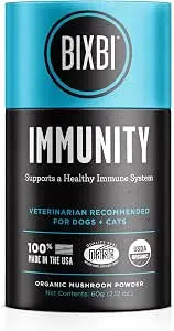 BIXBI dog vitamins supplements Immune Support Daily Cat Supplement, Powder Supplement,