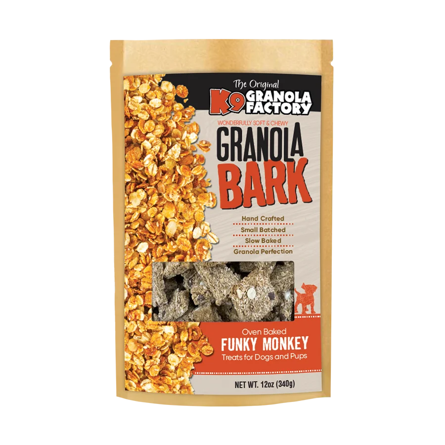 Granola BARK Funky Monkey Dog Treat 10oz