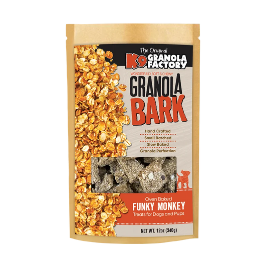 Granola BARK Funky Monkey Dog Treat 10oz