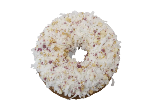 Gourmet Donut, Crunchy Cobbler Blueberry Yogurt Gourmet Donut Dog Treat