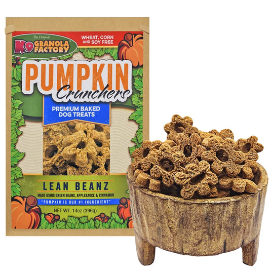 Pumpkin Crunchers, Lean Beanz Recipe Dog Treats