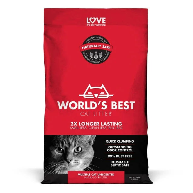 World's Best Cat Litter - Multiple cat unscented