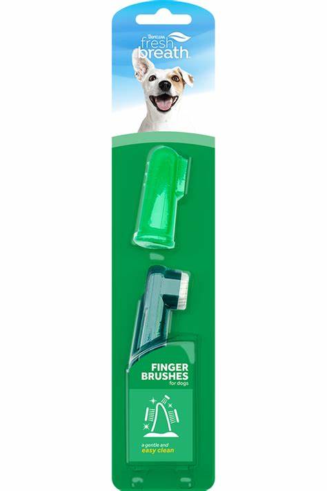 TropiClean Fresh Breath Finger Brushes (2pk).