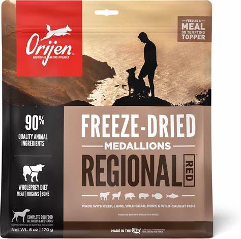 Orijen Freeze-Dried Medallions Regional Red Dog Food