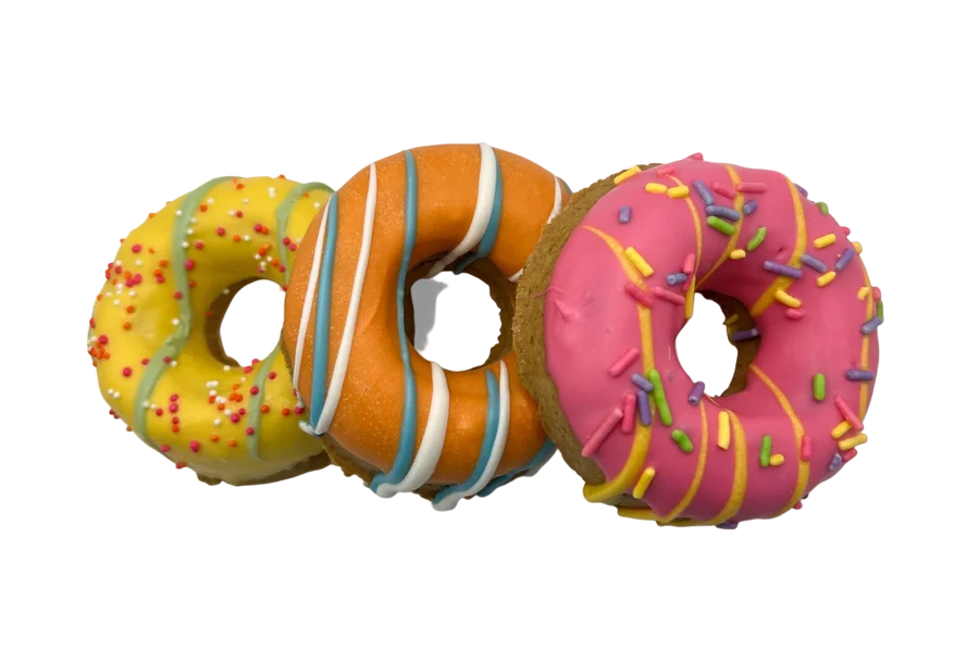 Seasonal Donut, Pastel Gourmet Donut Dog Treat
