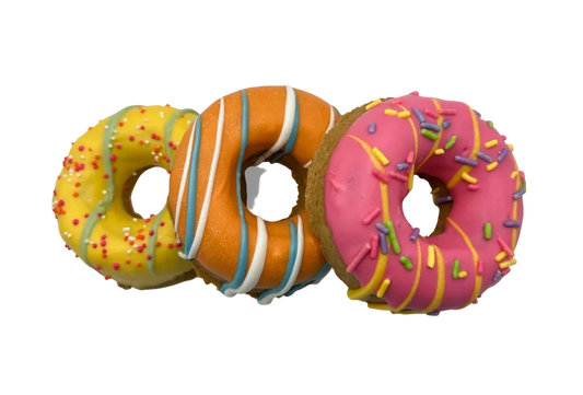 Seasonal Donut, Pastel Gourmet Donut Dog Treat