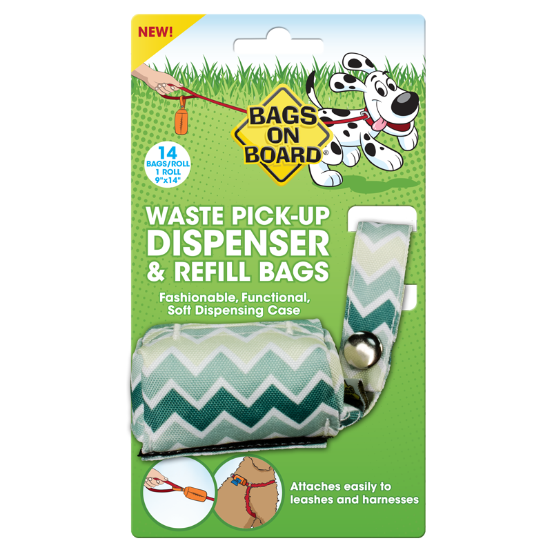 Waste Pick-up Dispenser & Refill Bags.