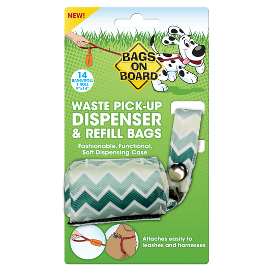 Waste Pick-up Dispenser & Refill Bags.