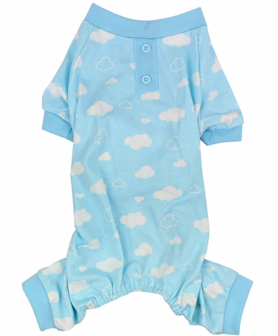 Blue Cloud Dog Pajamas