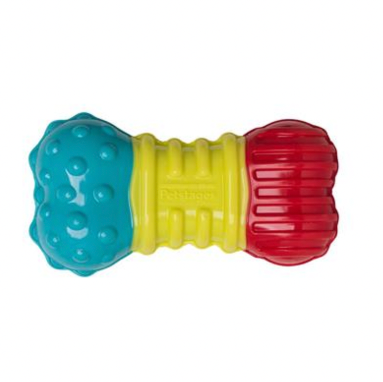Petstages Multi-Squeak Bone Dog Chew Toy, Multicolor