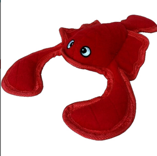 12" Bite Me Lobster Dog Toy.