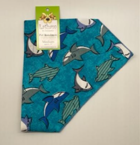 Sharks Pet Bandana.