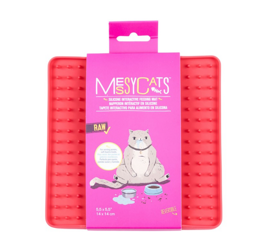 Messy Cats Silicone Reversible Interactive Feeding and Licking Mat
