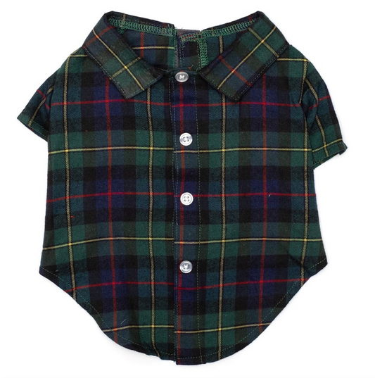 MaCleod Tartan Dog Shirt.