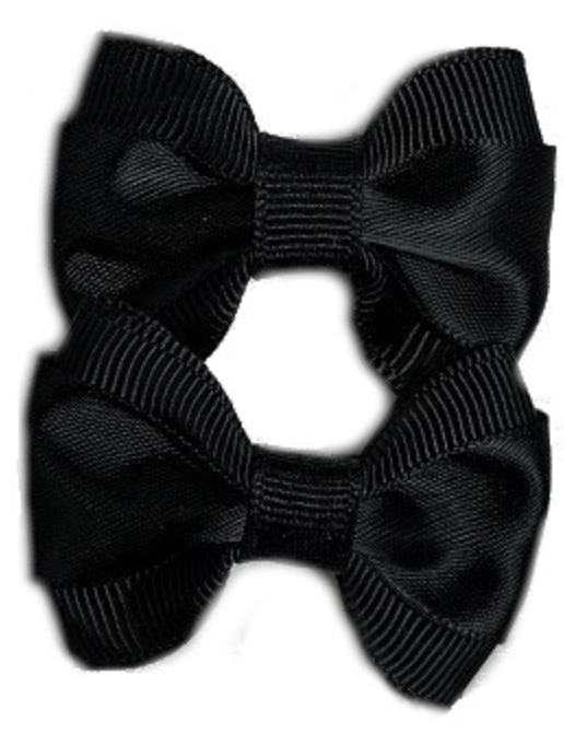 Formal Black Pet Hair Bows.