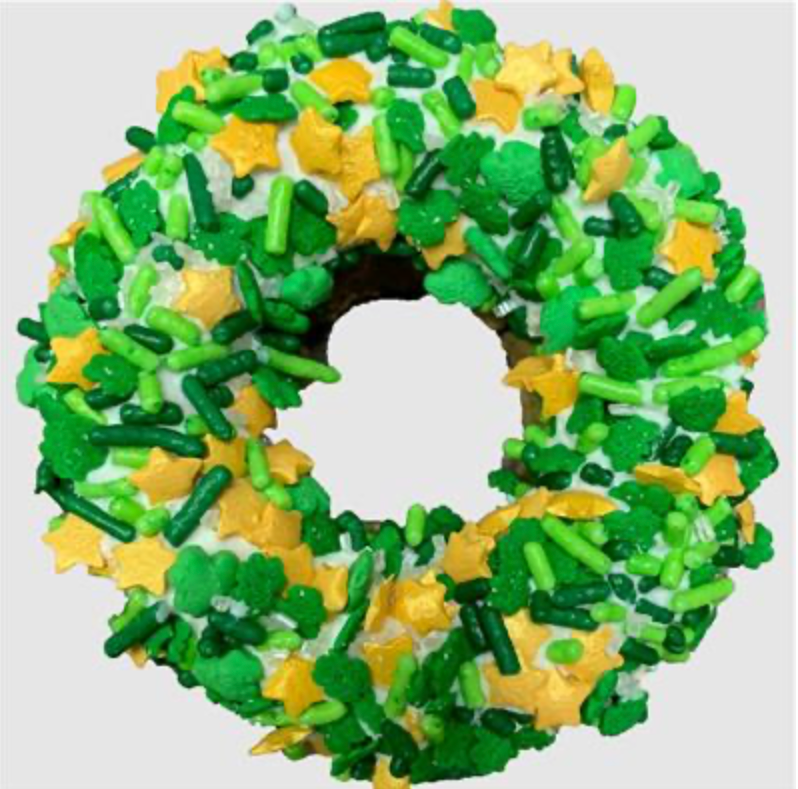 Gourmet Donut, The Leprechaun Dog Treat.