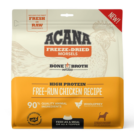 Acana® Morsels Free-Run Chicken Recipe Freeze-Dried Dog Food 8 Oz