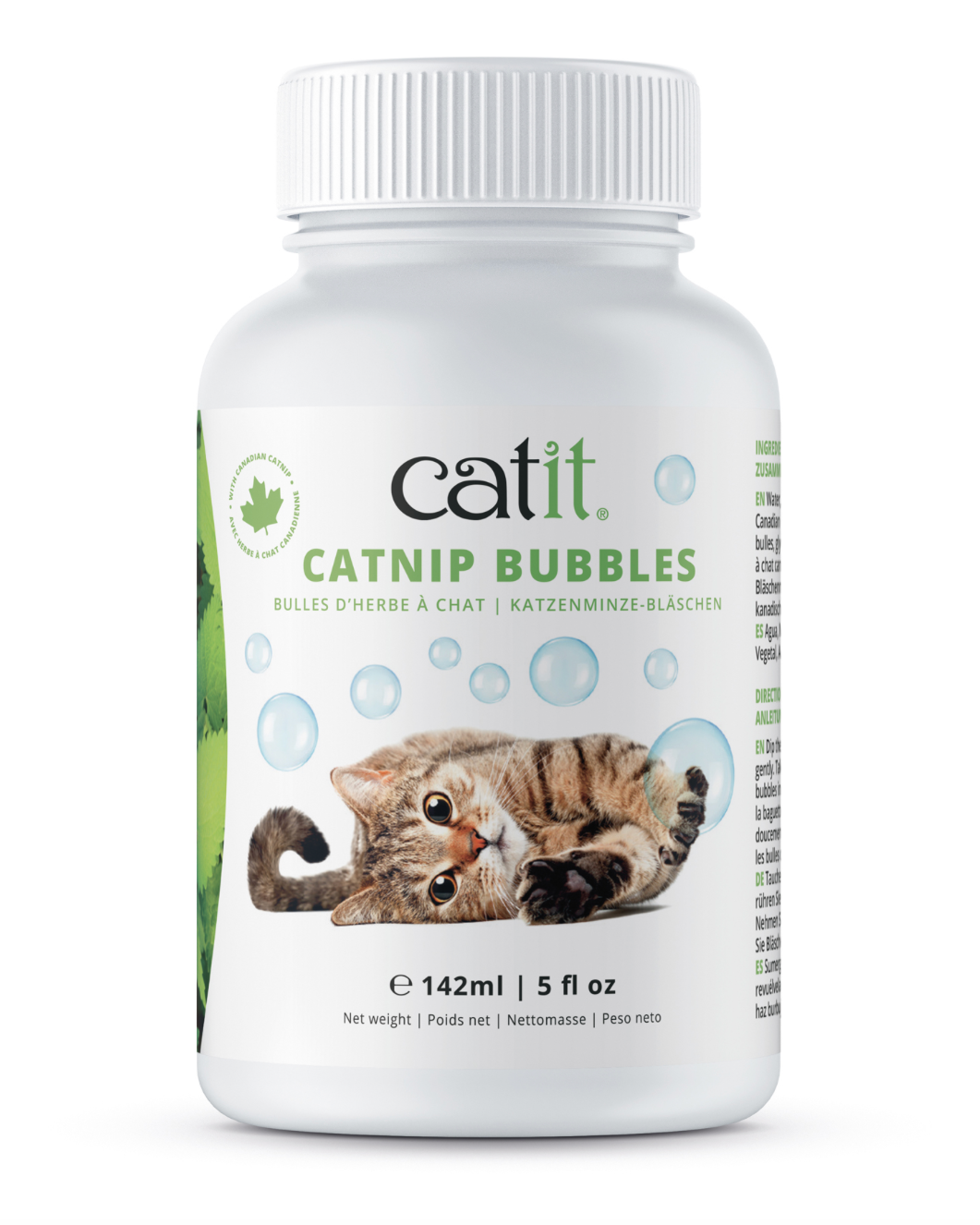 Catit Catnip Bubbles - 142 ml (5 oz) jar.