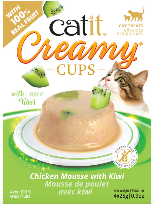 Catit Creamy Cups, Chicken & Kiwi
