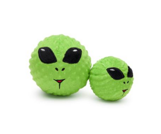 Alien Faballs Dog Toy.