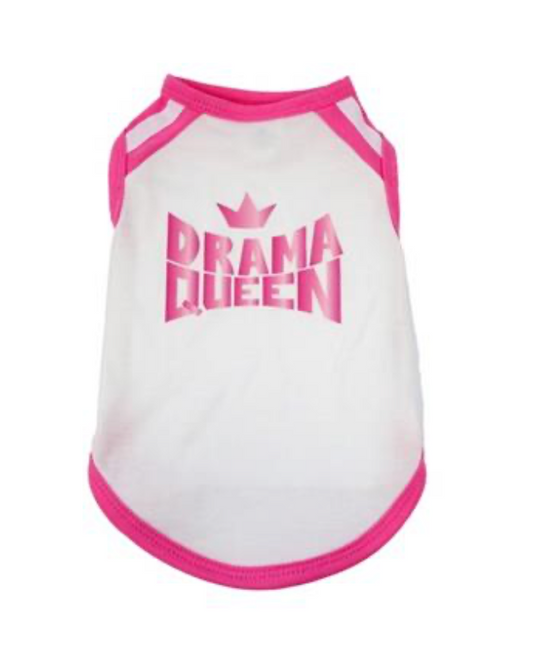 Drama Queen Attitude Tank for Dogs.